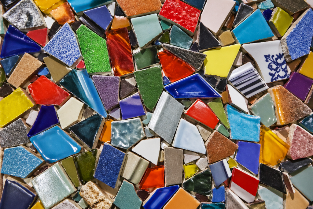 Mosaik Scherben